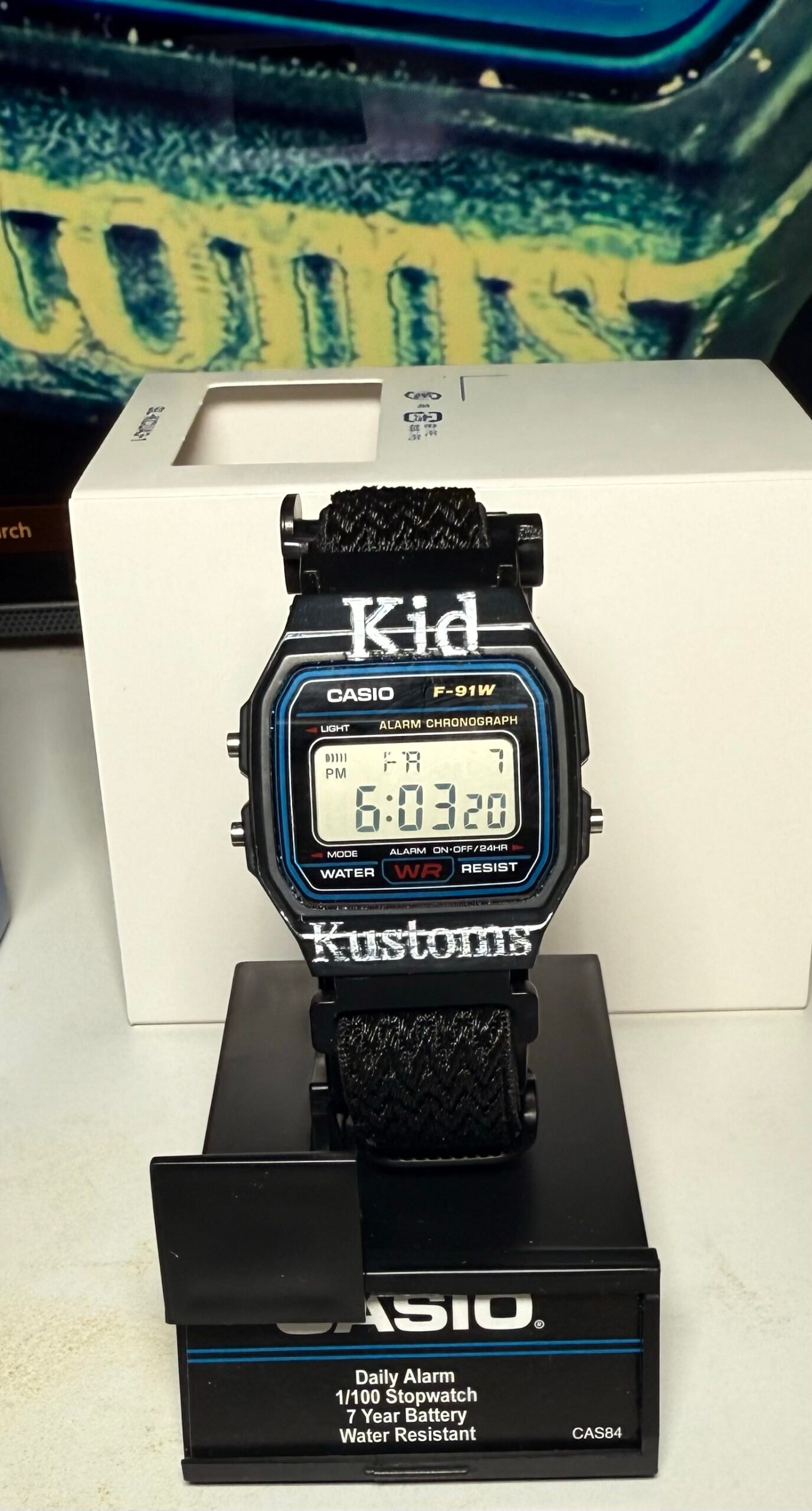 Kid Kustoms Casio F91W Digital Watch